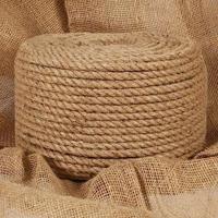VidaXL Touw 100% jute 12 mm 100 m - thumbnail