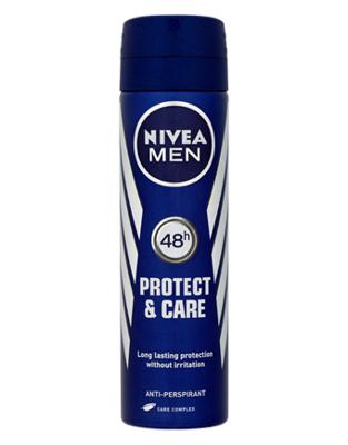 NIVEA PROTECT & CARE ANTI-PERSPIRANT SPRAY Mannen Spuitbus deodorant