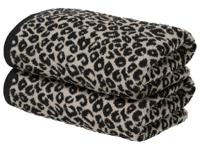 LIVARNO Set van 2 handdoeken 50 x 100 cm (Zwart) - thumbnail