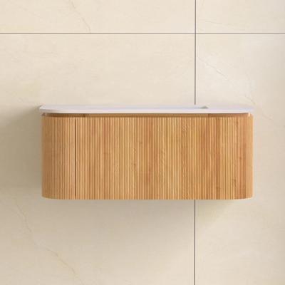 Badmeubelset Sanilux Eleganza 100 cm Zonder Kraangat Acacia