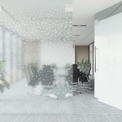 VidaXL Raamfolie 3d regenboogpatroon mat 60x2000 cm pvc