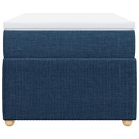 Boxspring met matras stof blauw 100x200 cm - thumbnail