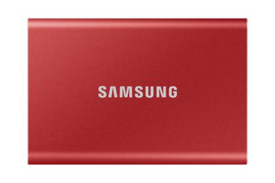 Samsung T7 externe SSD 500 GB (rood) Samsung T7 externe SSD 500 GB (rood)