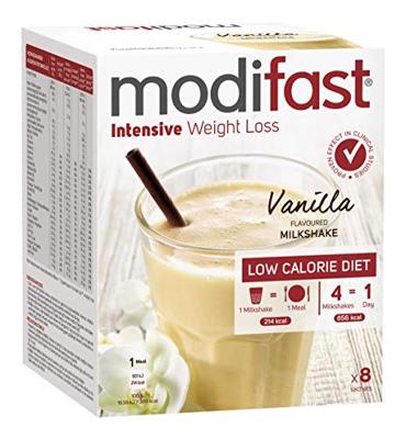 Modifast Intensive Vanilla Flavoured Milksh. 8x55g