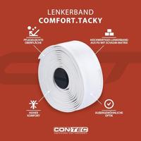 CONTEC stuurlint "comfort.tacky" ct bar tape comfort.tacky 200mm white metallic - thumbnail