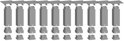 NOCH 53940 H0, TT, N Easy-Track pijlerset