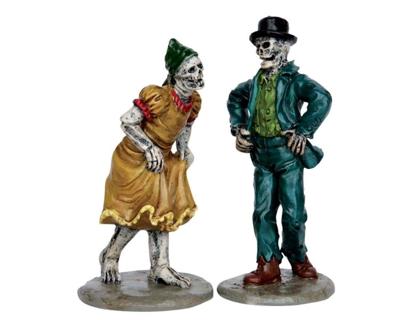Kerstfiguur Skeleton jig set of 2 Lemax - Lemax