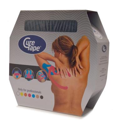 Cure Tape Kinesiotape giant zwart 5cm x 31.5m 1 Stuks