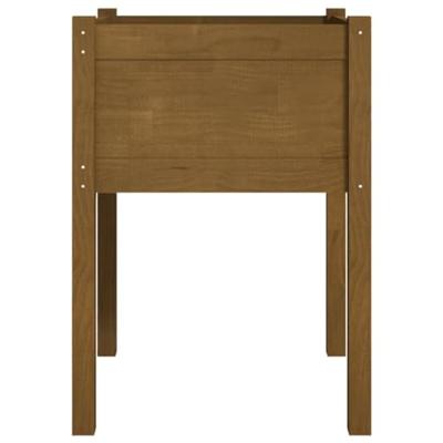 VidaXL Plantenbak 50x50x70 cm massief grenenhout honingbruin