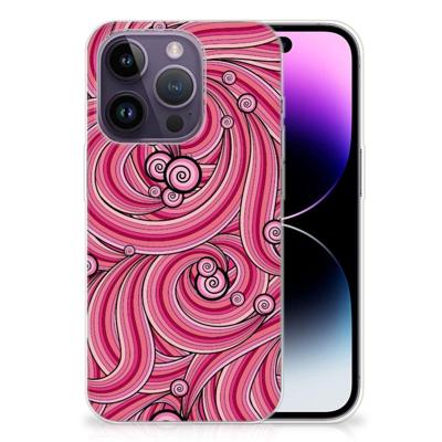 Apple iPhone 14 Pro | Hoesje maken | Swirl Pink Apple iPhone 14 Pro | Hoesje maken | Swirl Pink