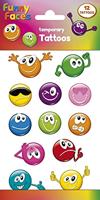 Creative Craft Group Tattoo's - funny faces - thumbnail