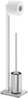 ZACK Carvo Toiletbutler 15x18x71,5cm geborsteld RVS - thumbnail