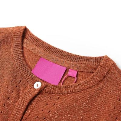 Kindervest gebreid 116 cognackleurig Kindervest gebreid 116 cognackleurig