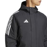 adidas Tiro 24 Parka Jas Zwart Wit - thumbnail