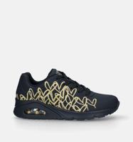 Skechers Uno Shiny One 177142/BKGD Zwart / Goud-36 maat 36 - thumbnail