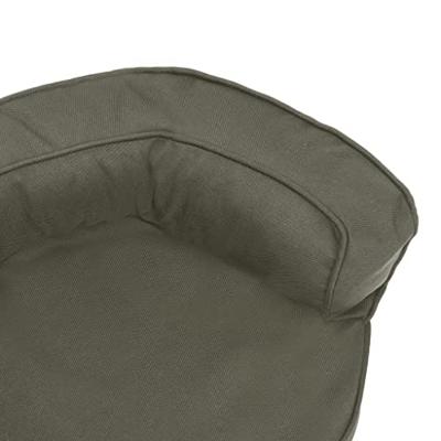 VidaXL Hondenbed ergonomisch linnen-look 60x42 cm donkergrijs
