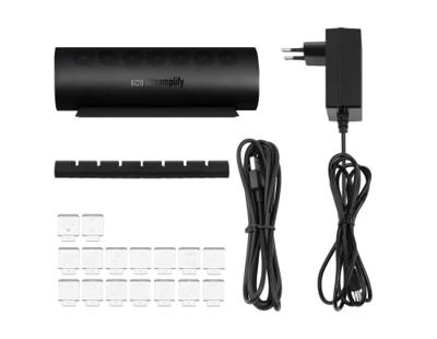 Streamplify Streamplify HUB CTRL 7, 7x USB 3.0 Typ A, RGB, 12V, EU-Netzkabel - schwarz USB 3.0-hub Zwart