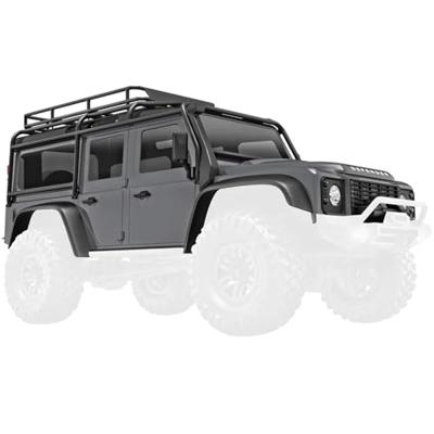 Traxxas TRX-9712-SLVR Crawler-body TRX-4M Defender, silber