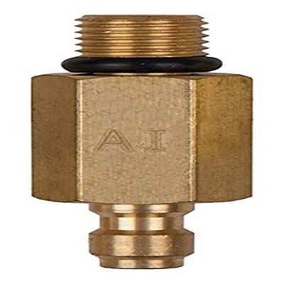 KS Tools 150.2348 Adapterstuk M10x1,0 buitenschroefdraad en 1/4 slangaansluiting met afdichtring