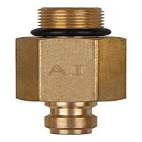 KS Tools 150.2348 Adapterstuk M10x1,0 buitenschroefdraad en 1/4 slangaansluiting met afdichtring - thumbnail