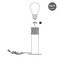 Light depot - tafellamp Furdy large - hout - Outlet - thumbnail