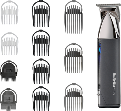 Babyliss MT996E Baardtrimmer Grijs Babyliss MT996E Baardtrimmer Grijs