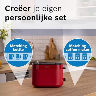 Bosch TAT2M124 Broodrooster Rood - thumbnail