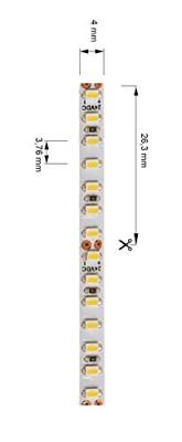 Deko Light 840210 LED-strip Energielabel: F (A - G) Met open kabeleinde 24 V/DC 5000 mm Warmwit 5 m