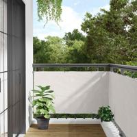 VidaXL Balkonscherm 300x120 cm pvc wit - thumbnail