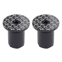 Deda Loop Stuurdoppen - Zwart / Wit - thumbnail