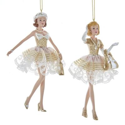 Ornament plc meisje goud l15 cm Kurt S. Adler - Kurt s adler Ornament plc meisje goud l15 cm Kurt S. Adler - Kurt s adler