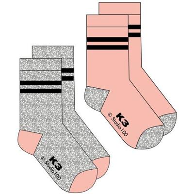 Studio 100 101721-35/38 sok Grijs, Roze Vrouw