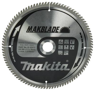 Makita Afkortzaagblad voor Hout | Makblade | Ø 260mm Asgat 30mm 100T - B-32873