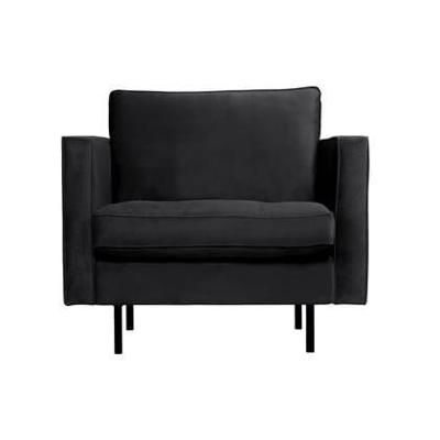 WOOOD Fauteuil 'Rodeo' Velvet, kleur Antraciet