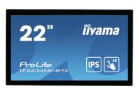 Iiyama ProLite TF2234MC-B7X LCD-monitor Energielabel F (A - G) 54.6 cm (21.5 inch) 1920 x 1080 Pixel 16:9 8 ms HDMI, DisplayPort, VGA, USB IPS LCD - thumbnail