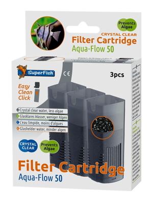 Superfish Aquaflow 50 Crystal Clear Cartridge 3x - Effectieve Vijverfilter voor Helder Water