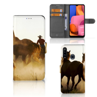 Samsung Galaxy A20s | Telefoonhoesje | Met pasjeshouder | Design Cowboy - thumbnail