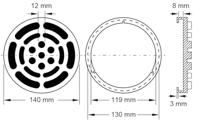 KS Tools 160.0467 Rubberen schijf (Ø x h) 140 mm x 25 mm - thumbnail