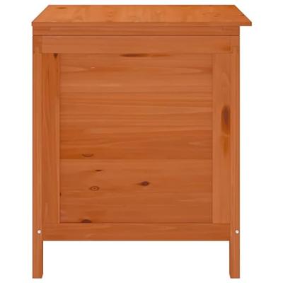 Tuinbox 50x49x56,5 cm massief vurenhout bruin - thumbnail