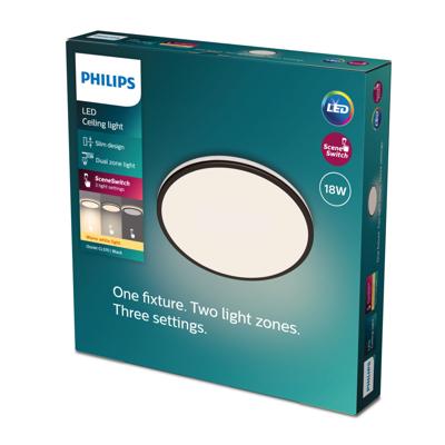 Philips Witte plafonnièreOzziet Ø 30cm - 929003196201