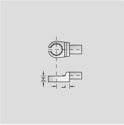 Gedore 7685370 Insteekringsleutel 11 mm