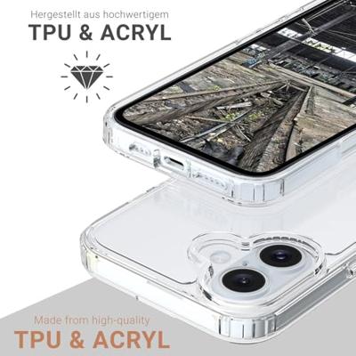 JT Berlin BackCase Pankow Clear Backcover Apple iPhone 16 Plus Transparant MagSafe compatible