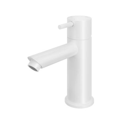 Wastafelmengkraan Hotbath Cobber 1-hendel Recht 14.3 cm Mat Wit