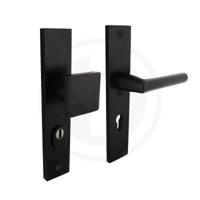 SKG3 Veiligheidsschilden rechthoekig geveerd greep/kruk profielcilindergat 72mm met kerntrek beveili - thumbnail