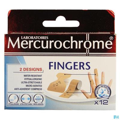 Mercurochrome Pleister Fingers 12