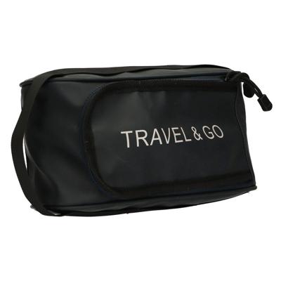 Traveller Toilettas travel & go donkerblauw 15,5cm x 13,5cm