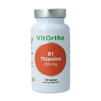 B1 thiamine 250mg 120 Vegetarische capsules - thumbnail