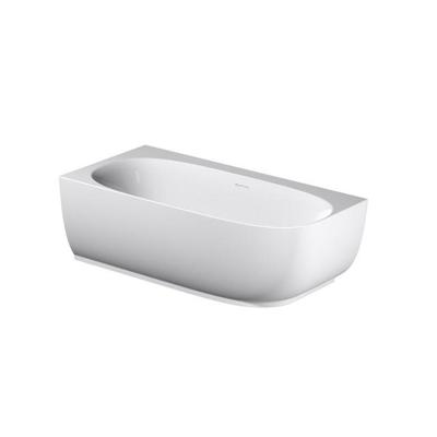 Half Vrijstaand Ligbad Riho Phatos Corner 170x80x57 cm Rechts Incl. Pop Up Waste, Sifon en Afvoer Mat Wit