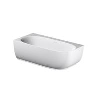 Half Vrijstaand Ligbad Riho Phatos Corner 170x80x57 cm Rechts Incl. Pop Up Waste, Sifon en Afvoer Mat Wit - thumbnail