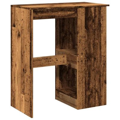 Bartafel met rekken 90x47,5x103,5 cm bewerkt hout oud houtkleur